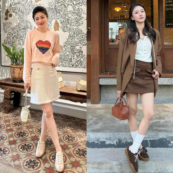 训鞋”40+女生怎么搭都高级又时髦！AG真人平台app今年突然流行起“德